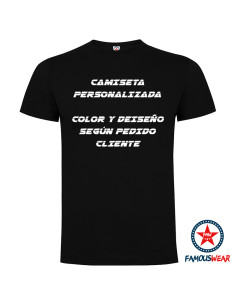 Merchandising Personalizado - Comprar Camiseta Personalizada en FAMOUSWEAR