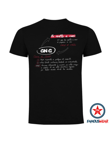 CAMISETA HAZE HE VUELTO A CAER